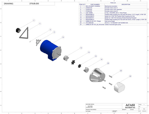 Gear Pump Filler - Model TruPump-275UB | Pump System