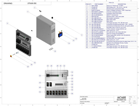 Gear Pump Filler - Model TruPump-275UB | Electrical Panel