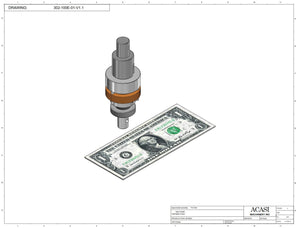Inline Bottle Cap Tightener - Model TruCap Part 302-100E-01-V1.1