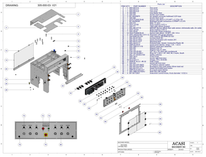 Automatic inline bottle cap tightener machine, Model - Trucap, Assy 305-000-03-V21, by Acasi Machinery Inc.