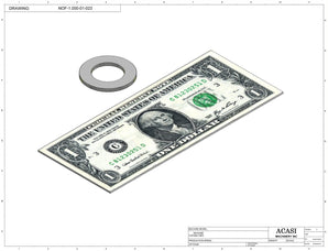 Automatic inline pressure overflow bottle filler machine, low viscosity, Part TI-NOF-1.000-01-023, by Acasi Machinery Inc.