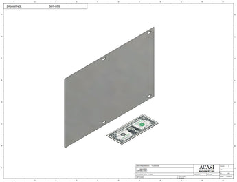 Automatic plastic and metal bottle unscrambler machine with 48 inches bowl, model TruSort-48, Part 507-050, by Acasi Machinery Inc.