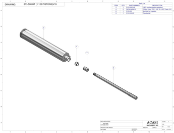 ID 1-1/8" (0.9 to 9 oz) By Acasi Machinery