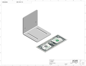 Automatic inline miniature piston filler machine, Part 650-1SH-114 by Acasi Machinery Inc.