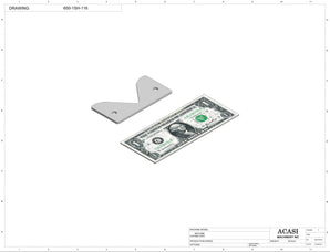 Automatic inline miniature piston filler machine, Part 650-1SH-116 by Acasi Machinery Inc.