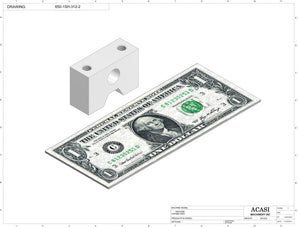 Automatic inline piston filler machine, Part 650-1SH-312-2, by Acasi Machinery Inc.