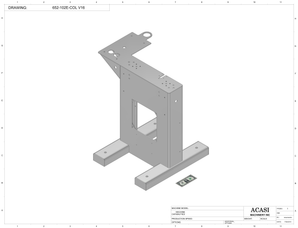 Miniature Piston Filler Part 652-102E-COL V16 By Acasi Machinery