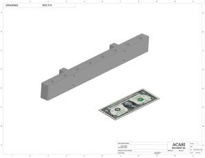 Mini Piston Filler Part 652-314 By Acasi Machinery