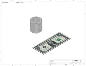 Miniature Piston Filler Part 652-348-12120 By Acasi Machinery