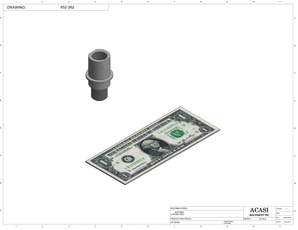 Miniature Piston Filler Part 652-362 By Acasi Machinery 