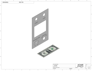 Miniature Piston Filler Part 652-704 By Acasi Machinery