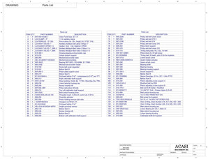 Automatic inline piston filler machine, Model Trupiston-4-Vert, Assy 673-000 (3 WAY VALVE) - V18 - Parts List, by Acasi Machinery Inc.