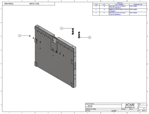 Piston Filler - Model Trupiston 8 SERVO Part 680-S-102E, By Acasi Machinery