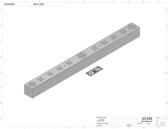 Piston Filler - Model Trupiston 8 SERVO Part 680-S-306 By Acasi Machinery