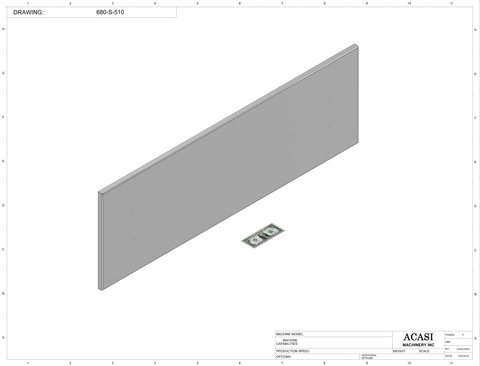 Piston Filler - Model Trupiston 8 SERVO Part 680-S-510 By Acasi Machinery