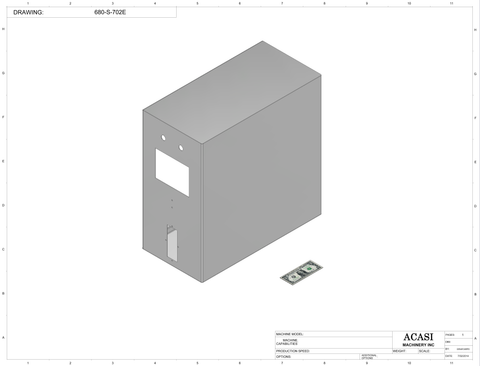 Piston Filler Trupiston 8 SERVO Part 680-S-702E By Acasi Machinery