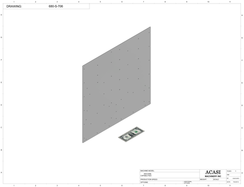 Piston Filler - Model Trupiston 8 SERVO Part 680-S-706 By Acasi Machinery