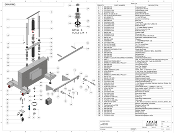 Piston Filler - Model Trupiston 8 SERVO Assy 680-SN-900 By Acasi Machinery