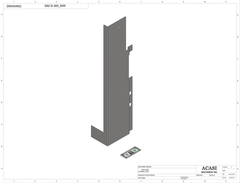 Piston Filler - Model Trupiston 10 GL SERVO Part 680-S-360_MIR By Acasi Machinery