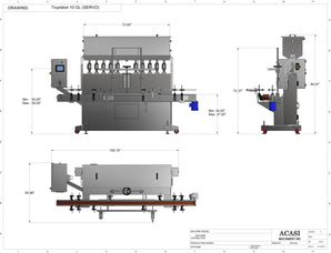 Piston Filler - Trupiston 10 GL SERVO Drawings