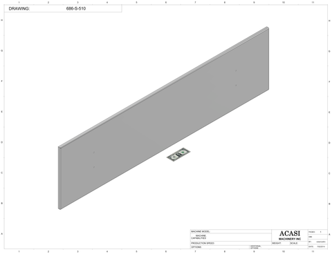 Piston Filler Trupiston 10 GL SERVO Part 687-S-510 By Acasi Machinery