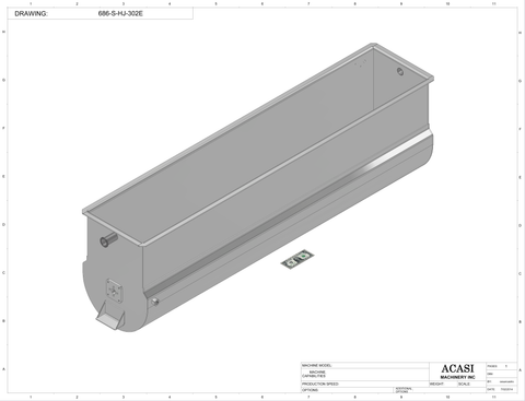 Piston Filler Trupiston 10 GL SERVO Part 686-S-HJ-302E By Acasi Machinery