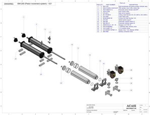 Piston Filler - Model Trupiston-2-SH-V21 Piston Movement System By Acasi Machinery
