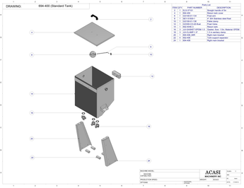 Piston Filler - Model Trupiston-2-SH-V21 Standard Tank By Acasi Machinery