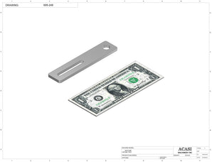 Automatic inline 4 pistons filler machine high-precision, electrically-driven ball screw movement, high viscocity liquid products, Part 695-248, by Acasi Machinery Inc.
