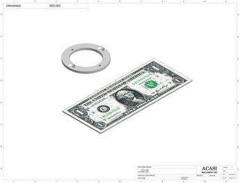 Automatic inline 4 pistons filler machine high-precision, electrically-driven ball screw movement, high viscocity liquid products, Part 695-262, by Acasi Machinery Inc.
