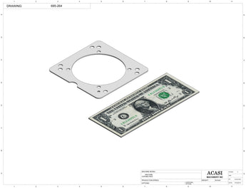 Automatic inline 4 pistons filler machine high-precision, electrically-driven ball screw movement, high viscocity liquid products, Part 695-264, by Acasi Machinery Inc.