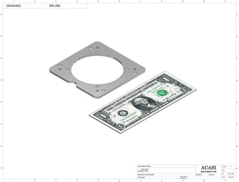Automatic inline 4 pistons filler machine high-precision, electrically-driven ball screw movement, high viscocity liquid products, Part 695-266, by Acasi Machinery Inc.