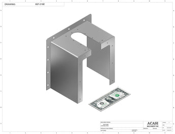 Automatic inline 4 pistons filler machine high-precision, electrically-driven ball screw movement, high viscocity liquid products, Part 697-216E, by Acasi Machinery Inc.