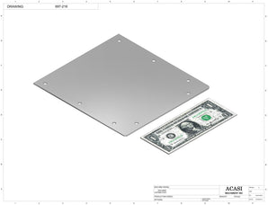 Automatic inline 4 pistons filler machine high-precision, electrically-driven ball screw movement, high viscocity liquid products, Part 697-218, by Acasi Machinery Inc.