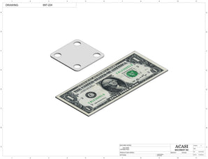 Automatic inline 4 pistons filler machine high-precision, electrically-driven ball screw movement, high viscocity liquid products, Part 697-224, by Acasi Machinery Inc.
