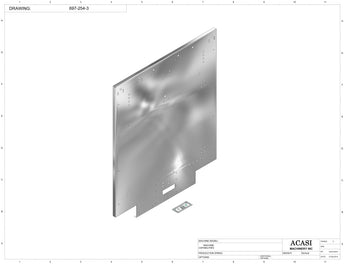 Automatic inline 4 pistons filler machine high-precision, electrically-driven ball screw movement, high viscocity liquid products, Part 697-254-3, by Acasi Machinery Inc.