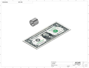 Automatic inline 4 pistons filler machine high-precision, electrically-driven ball screw movement, high viscocity liquid products, Part 697-256, by Acasi Machinery Inc.