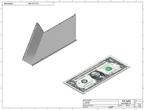 Waterfall cap feeder and sorter, model 810-000 V18, Part 800-018 V18, by Acasi Machinery Inc.