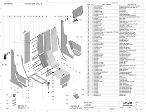  Waterfall cap feeder and sorter, model 810-000 V18, Assy 810-000-V18COL-B by Acasi Machinery Inc.