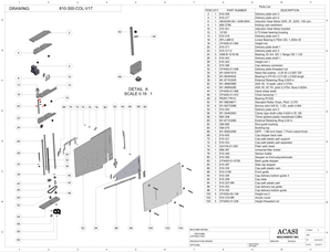 Elevation System CF-WaterFall 810-300-COL-V17 by Acasi Machinery