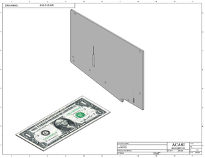 Elevation System CF-WaterFall 810-300-COL-V17 Part 810-310-NR, By Acasi Machinery