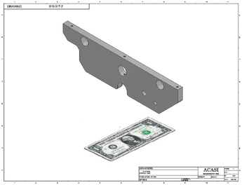 Elevation System CF-WaterFall 810-300-COL-V17 Part 810-317-2, by Acasi Machinery