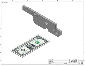 Elevation System CF-WaterFall 810-300-COL-V17 Part 810-319, by Acasi Machinery