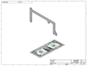 Elevation System CF-WaterFall 810-300-COL-V17 Part 810-400, By Acasi Machinery