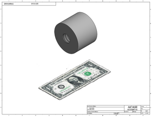 Elevation System CF-WaterFall 810-300-COL-V17 Part 810-335, By Acasi Machinery