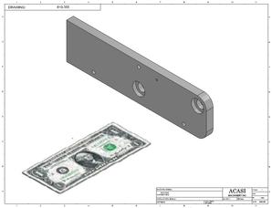 Elevation System CF-WaterFall 810-300-COL-V17 Part 810-355, By Acasi Machinery