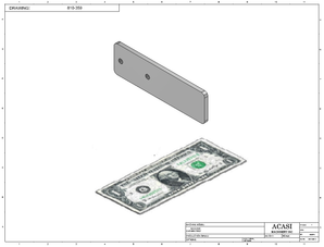 Elevation System CF-WaterFall 810-300-COL-V17 Part 810-359, By Acasi Machinery