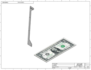 Waterfall cap feeder and sorter, model 810-000 V18, Part 810-JIG-001, by Acasi Machinery Inc.