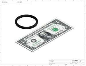 Automatic inline pressure overflow bottle filler machine, low viscosity, Component RIN-8406-0200, by Acasi Machinery