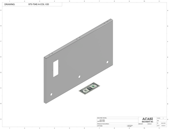 Inline Bottle Cleaner Part 975-704E-A-COL V20 By Acasi Machinery